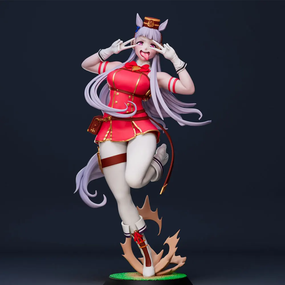 1/24 Sexy Girl Resin Model Kits GK Miniature 3D Printed Gray Model Figurine DIY Doll Collection Unassembled And Unpainted