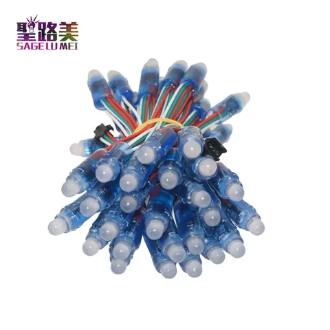 Светодиодные модули SAGE LU MEI WS2811 12мм RGB 50шт