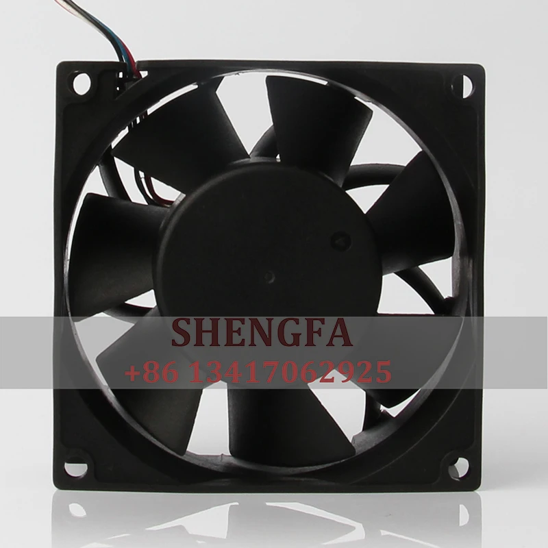 Case Cooling Fan Double Ball Bearing Axial Flow Centrifugal Ventilation DC24V 0.95a EC AC 80x80x38MM 8038 8CM Ad0824vb-f7bds