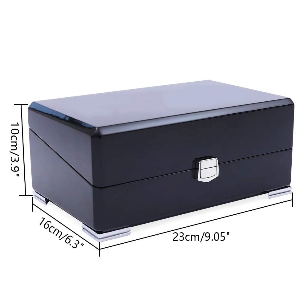 Caja de almacenamiento de relojes, organizador de relojes, caja de almacenamiento de relojes, para almacenar y exhibir relojes para oficinas, dormitorios, vestidores, tiendas
