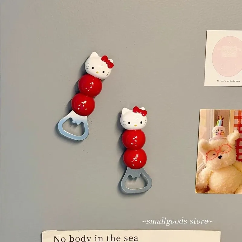 

Kawaii Hangyodon Sanrio Cute Cartoon Bottle Opener Magnetic Refrigerator Decoration Room Decorations Christmas Gifts for Kids