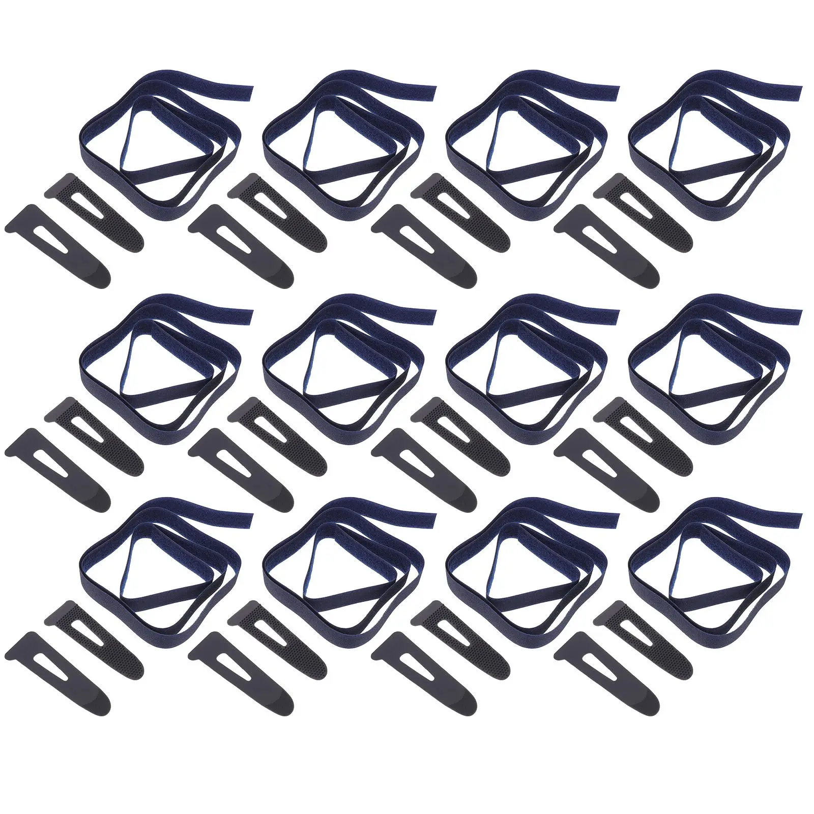 

12Pair Garment Cuff Closure Adjustable Fastening Sticky Band Sleeve Holder Tape for Down Jacket Windbreaker Winter Hiking Cold