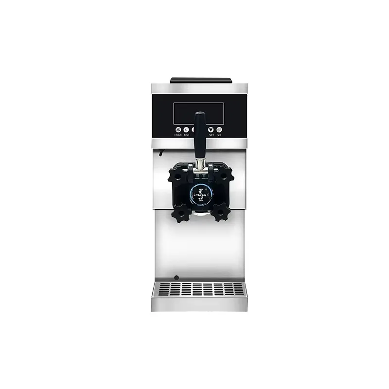 

Automatic Desktop Single Head Flavor Soft Serve Ice Cream Machine Countertop Yogurt Maker Machine for Party 12~16L/H