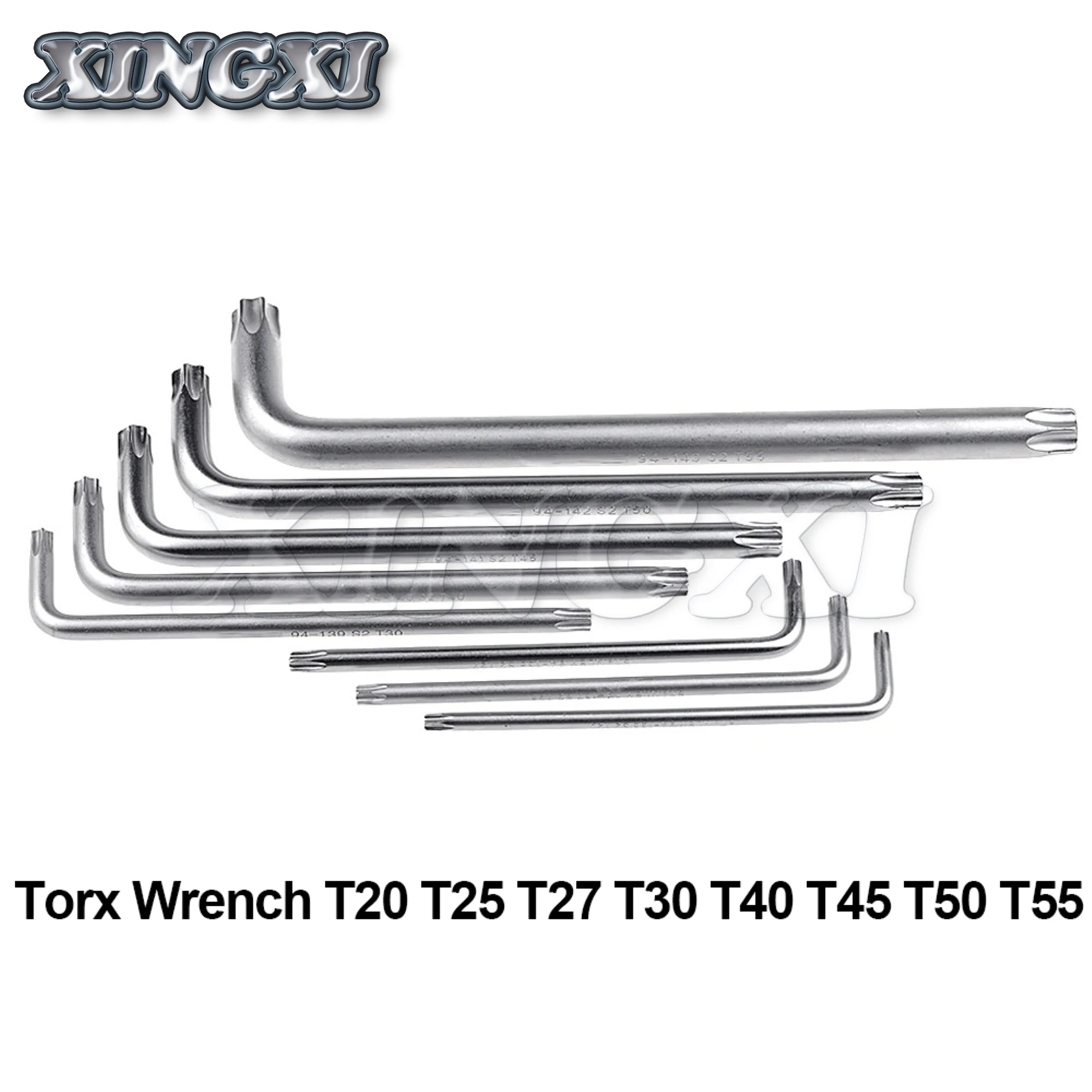 Xingxi Torx Wrench T20 T25 T27 T30 T40 T45 T50 T55 Wrench for Fixed Modified Remove Screw Bolt Tool