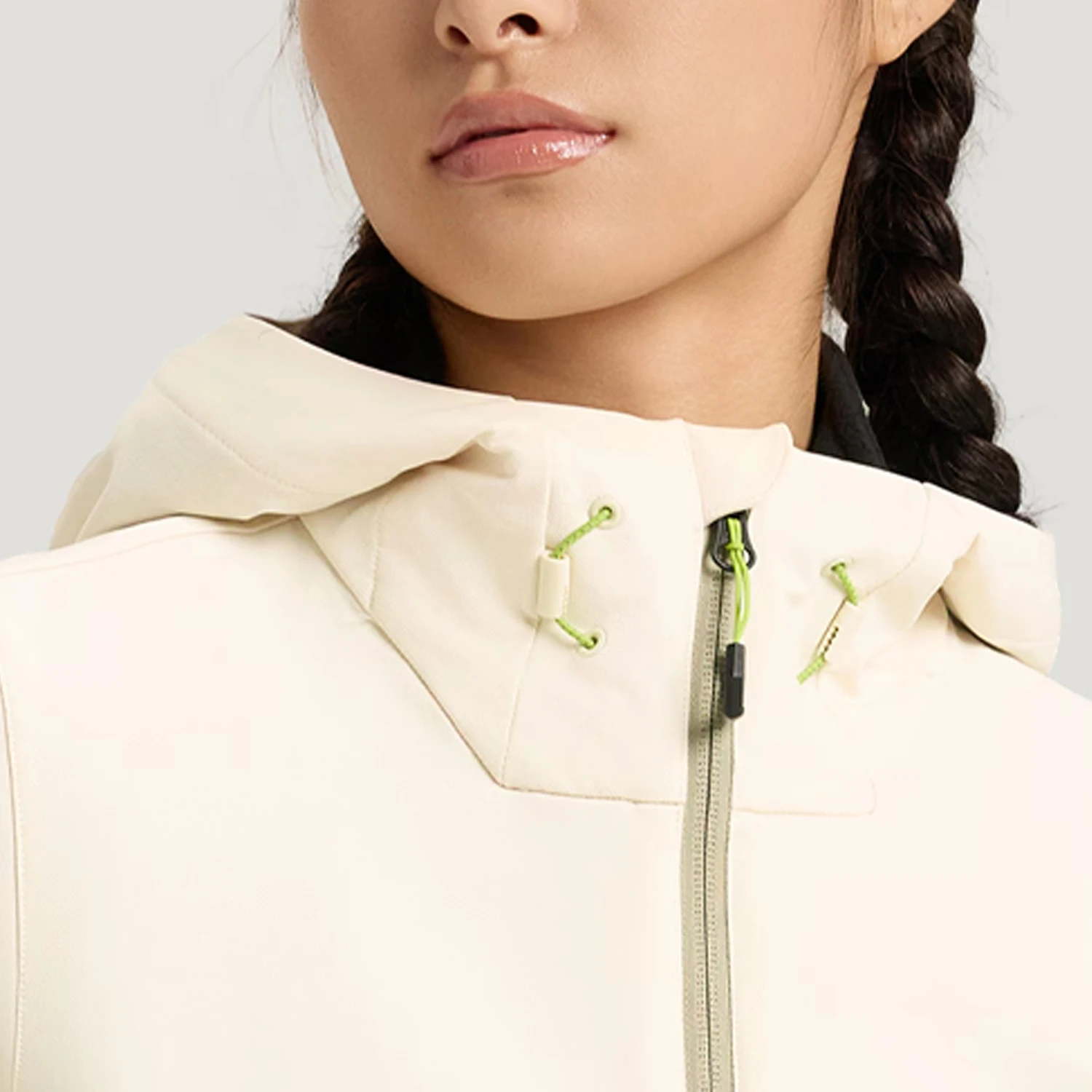 Adidas genuine Spring and Autumn women's outdoor warm soft shell hooded jacket KS3526