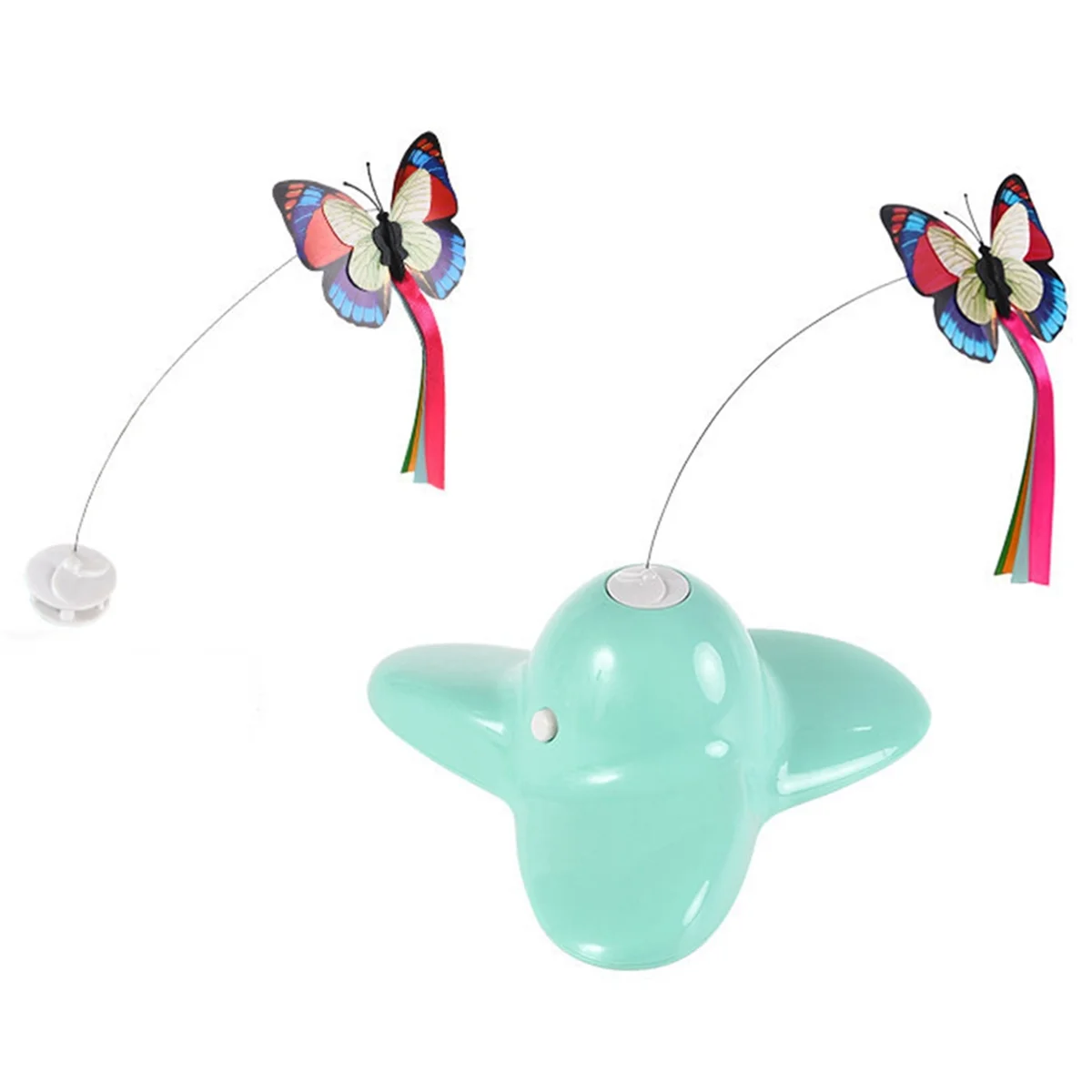 C Rotating Motion Activated Butterfly Funny Toys Smart Interactive Flutter Bug Automatic Puzzle Toy Cat Toy