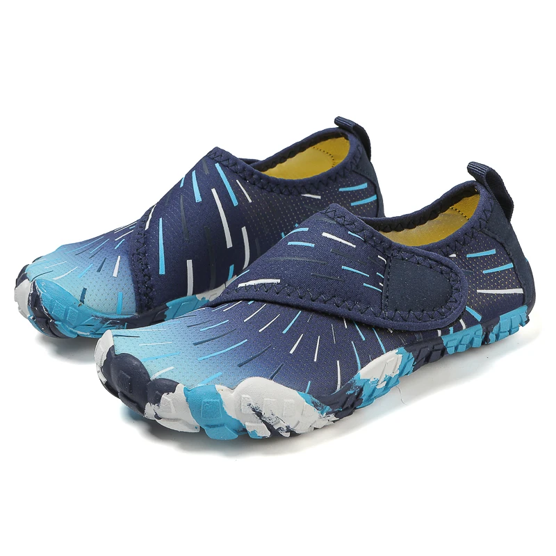 New Pupil Summer Camp Aqua Shoes Family Vacation Barefoot Quick-Dry Diving Wading Shoes KID Beach Swimming Shoes 29-38#
