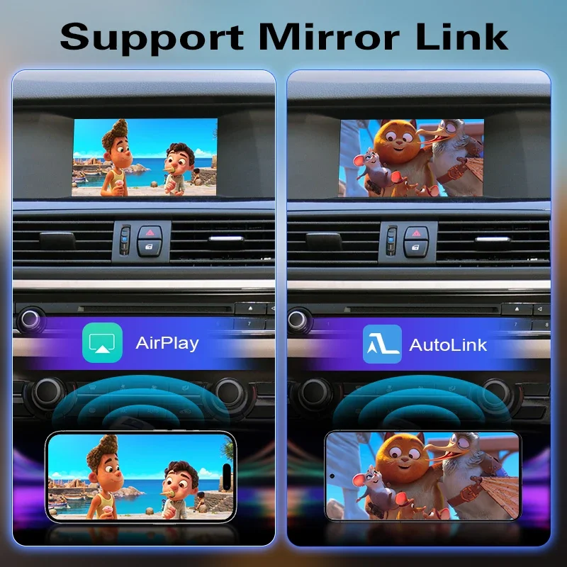 Wireless CarPlay For BMW 1 2 3 4 5 7 Series E70 F10 X1 X3 F25 F26 F48 MINI X4 X5 X6 F56 F15  Android Auto  AirPlay  Mirror Link