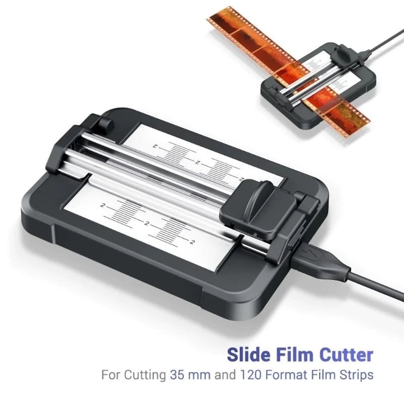 JJC Slide Film Cutter Set for Effortlessly Trimming of 35MM and 120 Slide
