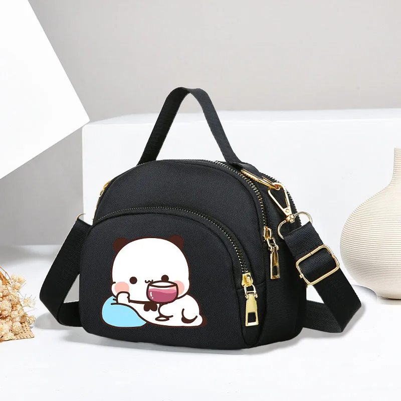 

Сумка через плечо Bubu Dudu Yier Bear Panda, милая мультяшная сумка для девочек, модная женская сумка большой вместимости, дорожная сумка-органайзер