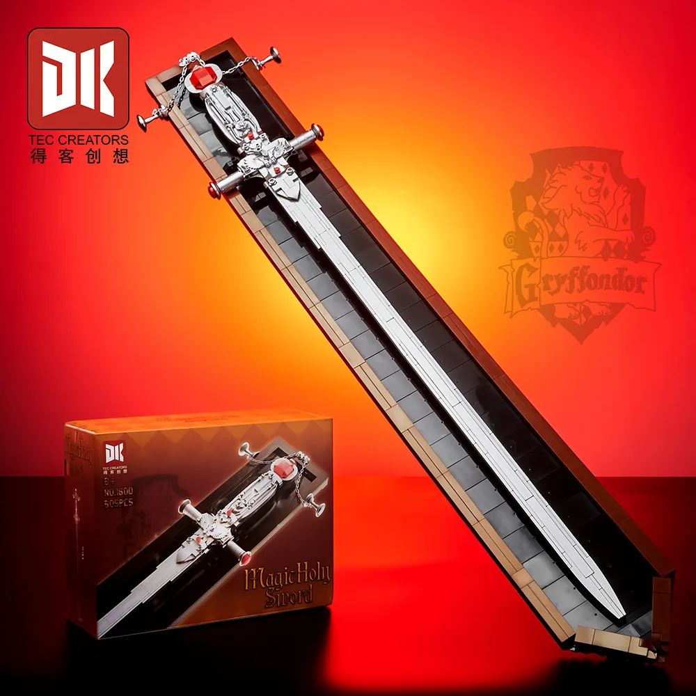 

605pcs MOC Creativity Magic Holy Sword Building Blocks Bricks Assembling Model DIY Toys for Children Birthday Gift Set