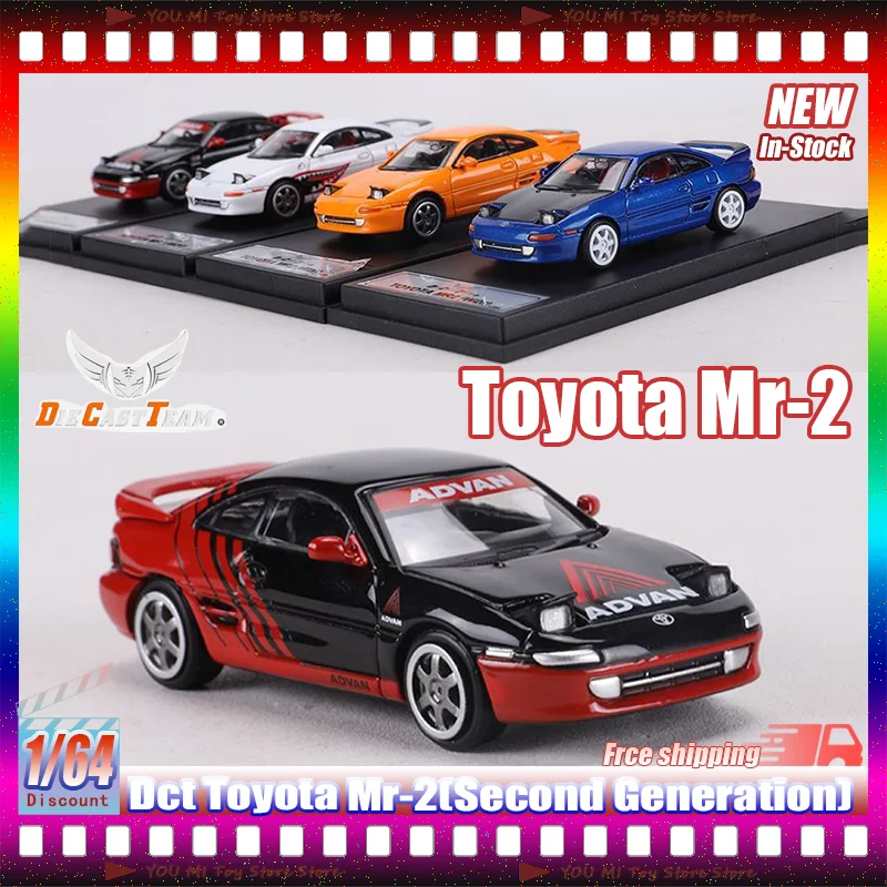 

Новый Toyota Mr-2 второго поколения Dct масштаб 1:64, имитация сплава, литые миниатюрные модели автомобилей, игрушки на заказ, коллекционные украшения