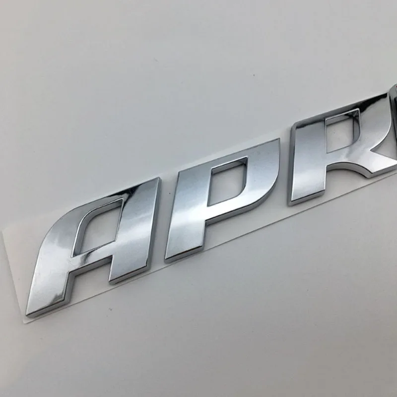 3D ABS Car Styling APR Stage III Emblem Auto Tail Side Sticker Badge Decals For Volkswagen CC Golf 6 7 Audi A4 A6 Accessories