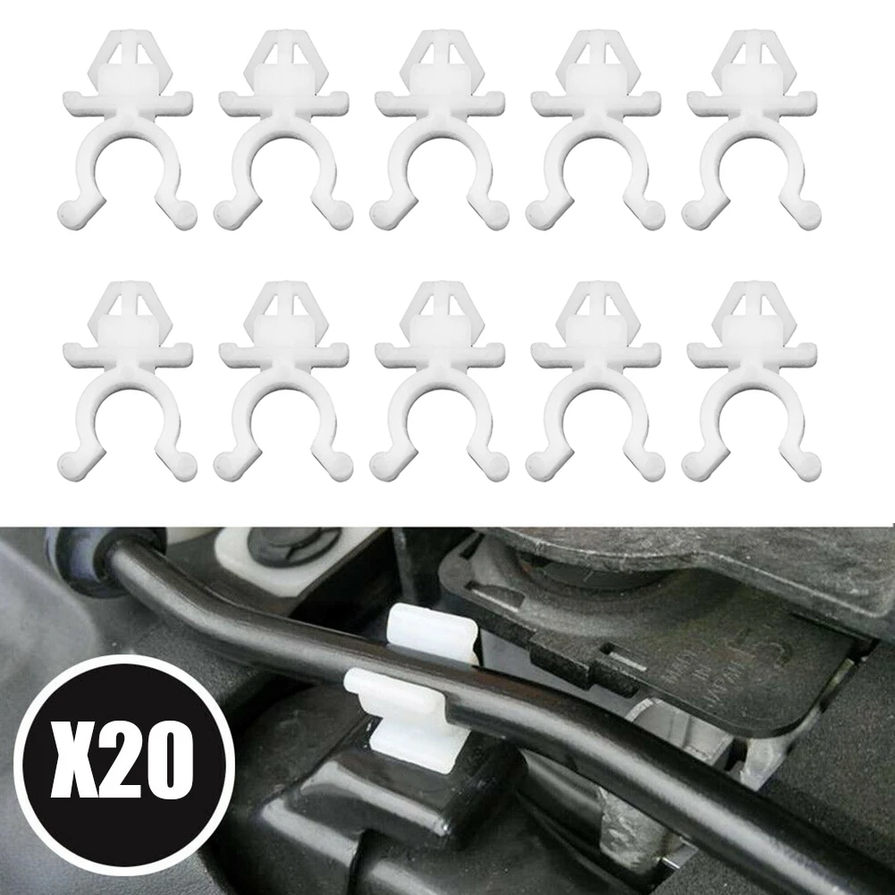 5pair Car Bonnet Hood Rod Holder Clips For Nissan Pathfinder Navara Skyline X-Trail T30 Clamp Hood Rod Clips Automobile Parts