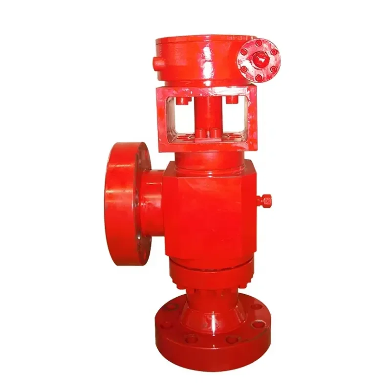 DIRECTLY PROVIDE API 6A HIGH PRESSURE ANGLE THROTTLE VALVE /GEAR OPERATED ADJUSTABLE CHOKE VALVE