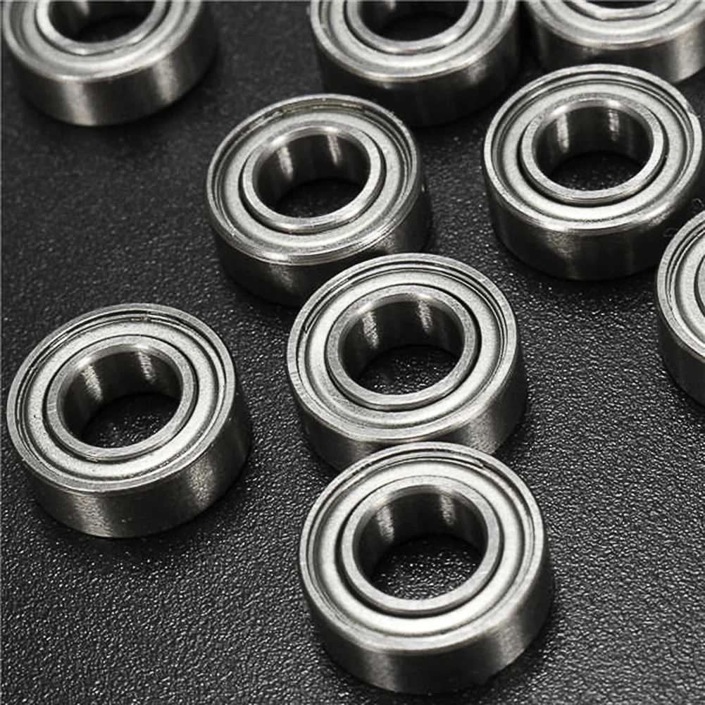 10 قطعة/المجموعة محامل الأخدود العميق البسيطة 687zz النفط مشربة انزلاق تحمل تشوه أجزاء الأجهزة مقاومة للسلع الرياضية