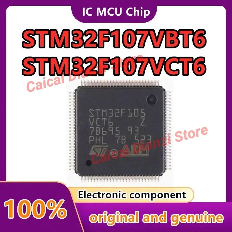 1PCS/LOT STM32F105V8T6 STM32F105VBT6 STM32F105VCT6 STM32F105VCT7 STM32F107VBT6 STM32F107VCT6 STM32F STM MCU Chip LQFP-100