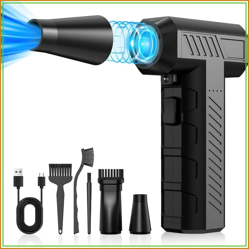 

Mini Blower Turbo Fan 150000RPM Cordless Electric Air Duster for Keyboard PC Cleaning