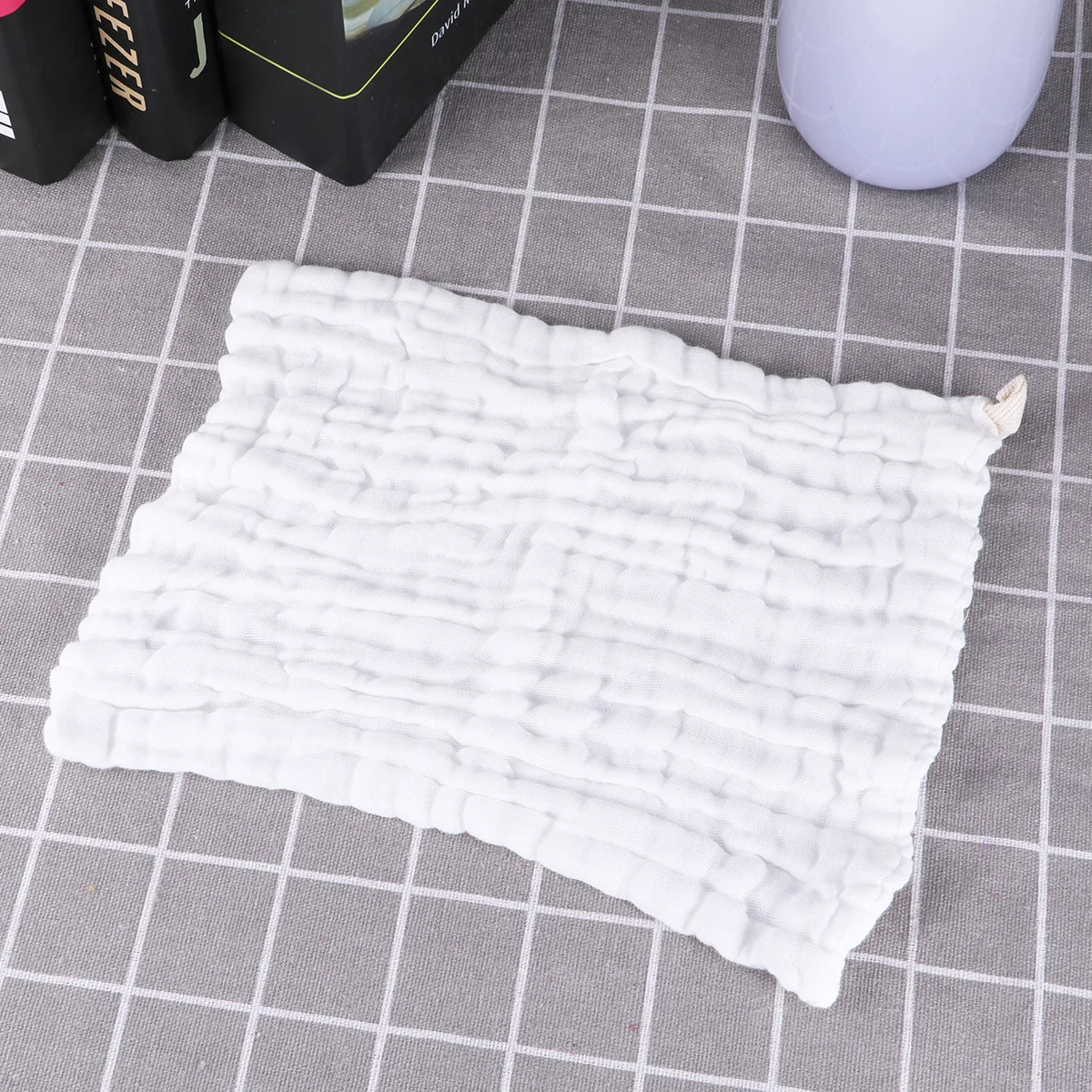 

4Pcs 6-Layer Pure Cotton Muslin Burp Cloths Super Soft Absorbent Quick Dry Pre Washed Healthy