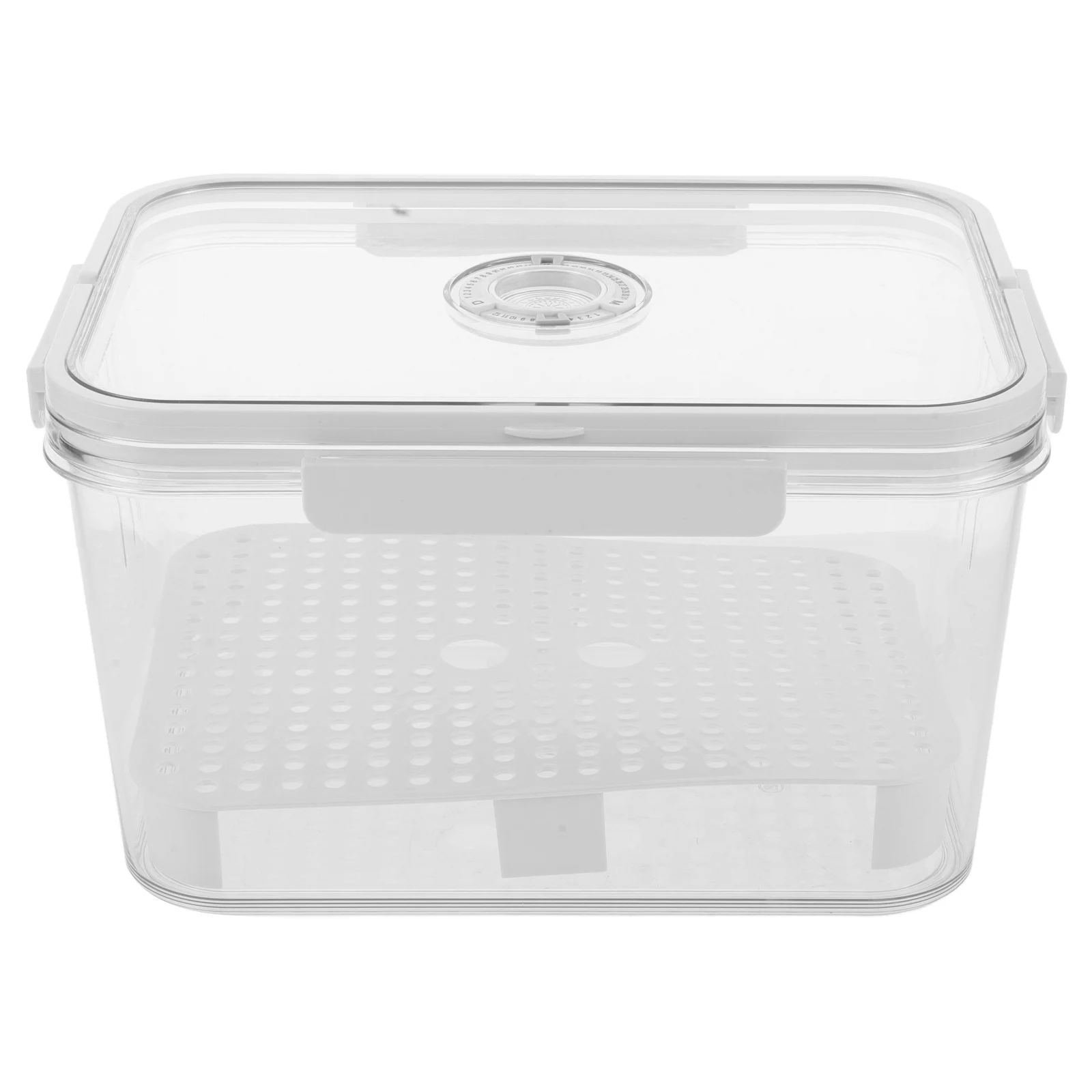 

Bread Box Storage Container Handle Time Record Airtight Bread Keeper Homemade Loaves Space Saving Kitchen Countertop Organizer