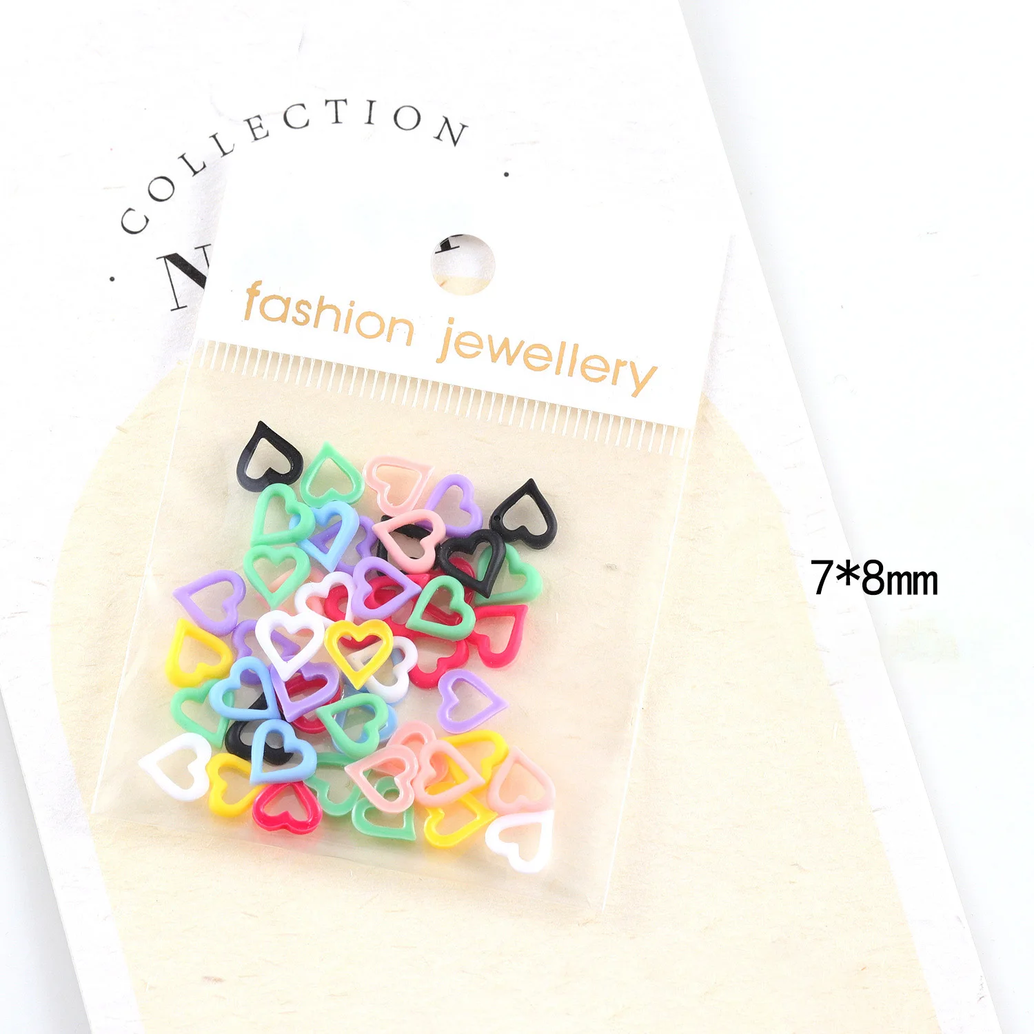 50 قطعة نجوم الجوف القلب مسمار الفن سحر الدوبامين مختلط اللون رسومات أظافر اكسسوارات ثلاثية الأبعاد الراين مجوهرات مانيكير اكسسوارات