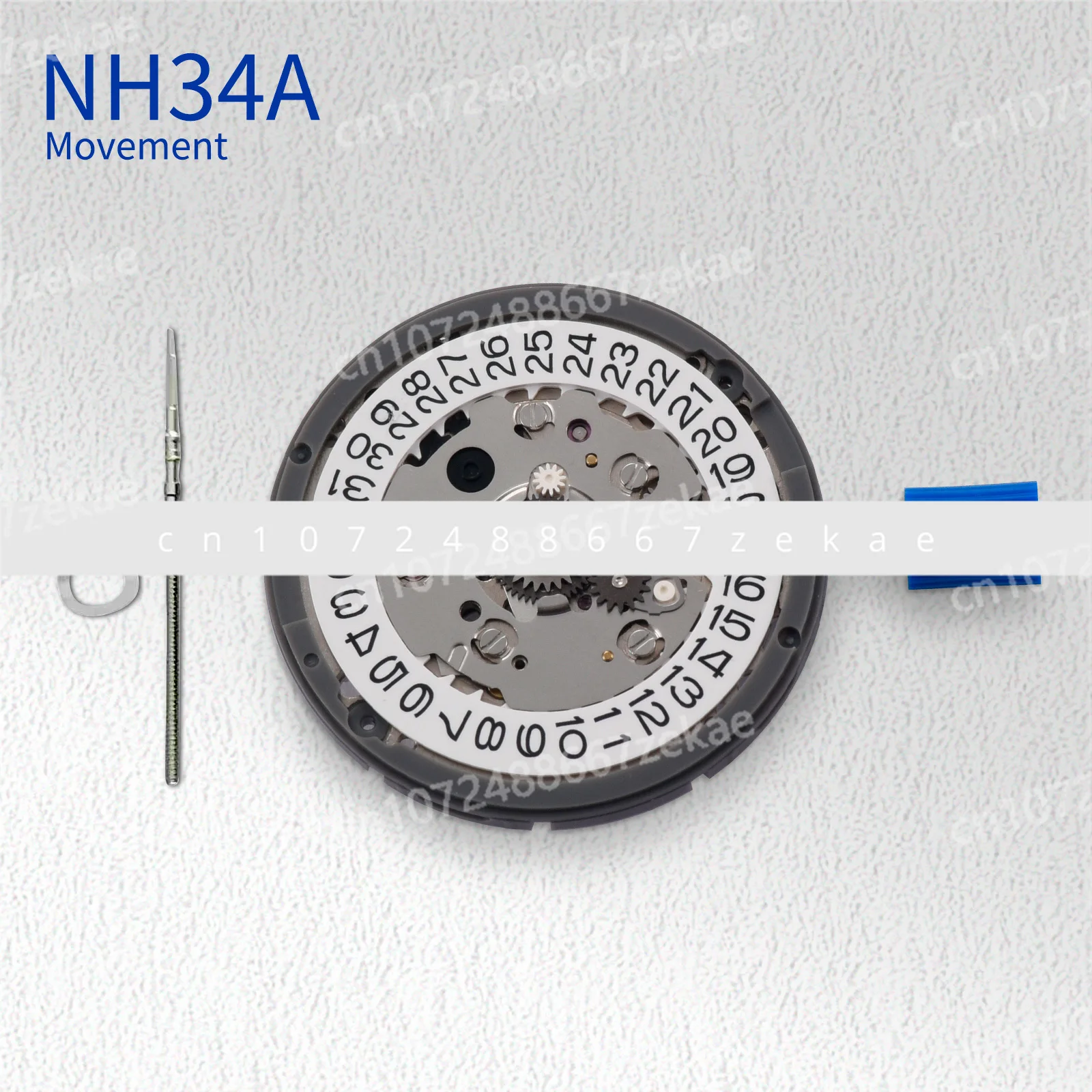 

NH34A Mod автоматические механические часы с механизмом, высокая точность, 24 драгоценных камня, дисплей даты 3:00, качественные запасные части