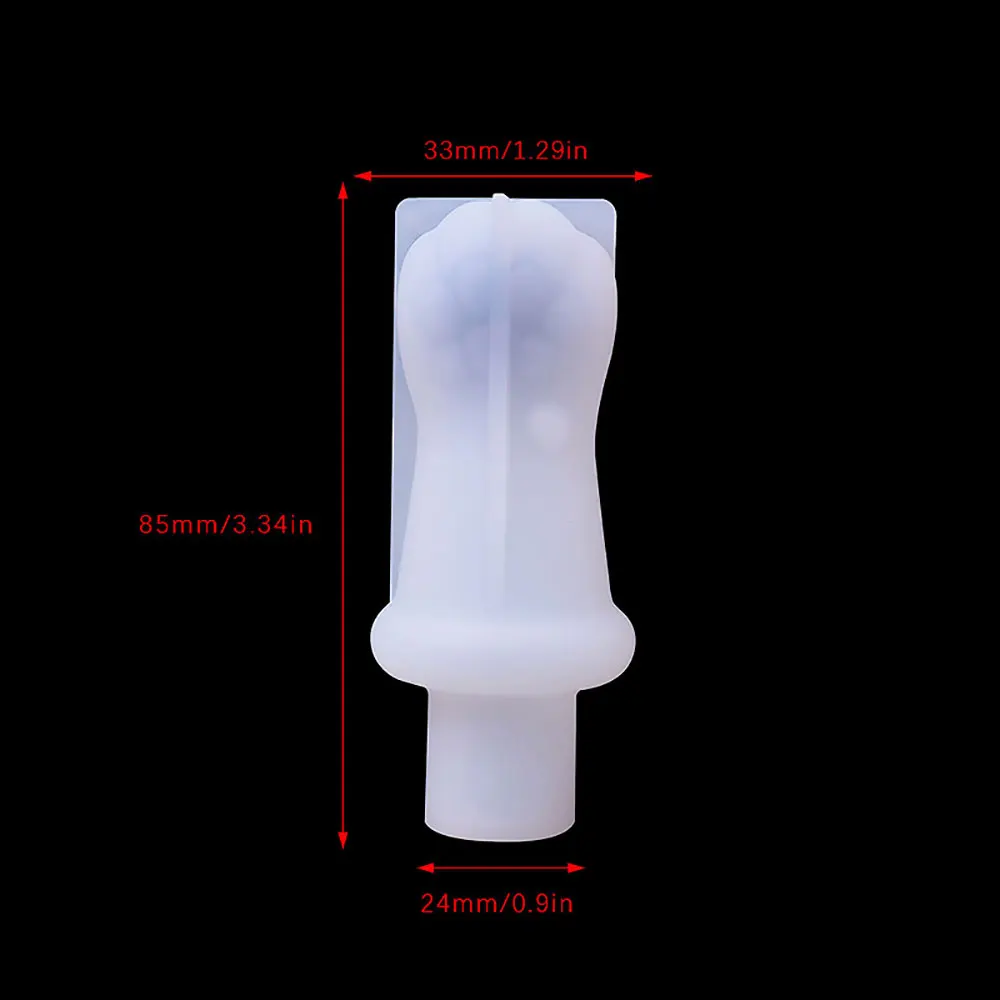 5pcs Animal Shape Silicone Wine Stopper Molds Set