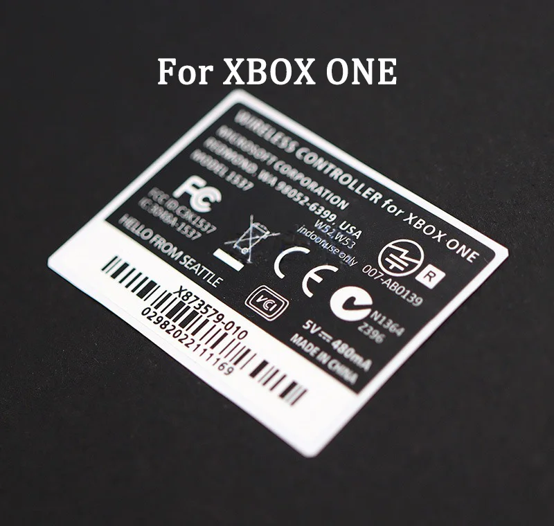 1PC For XBOX Series S / X Skin Sticker Skins For XBOX360 XBOX ONE Slim S Elite Handle Label Back Sticker Controller Handel