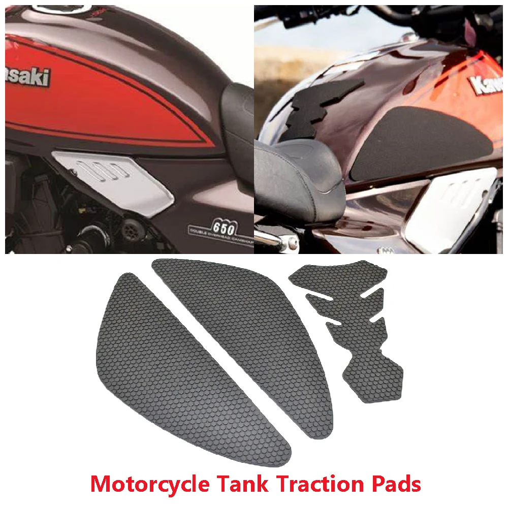 Fit for Kawasaki Z650RS ABS Z650rs 2022 2023 2024 2025 Motorcycle Tank Pad Kit FuelTank Side Knee Traction Grip Anti Slip Pads