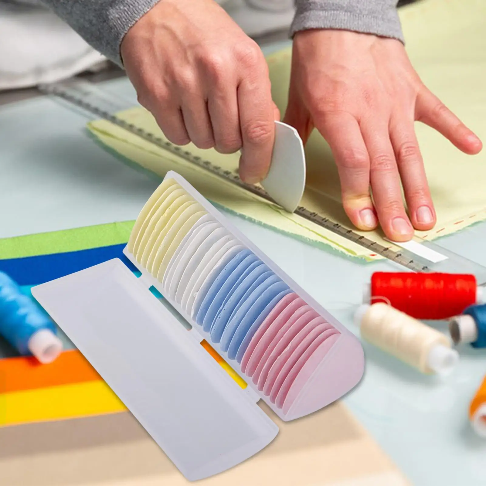 Tailors Chalk Clothing Tracing Maker Tool Erasable Triangle Chalk Quilting Supplies For Professional Tailors Designers