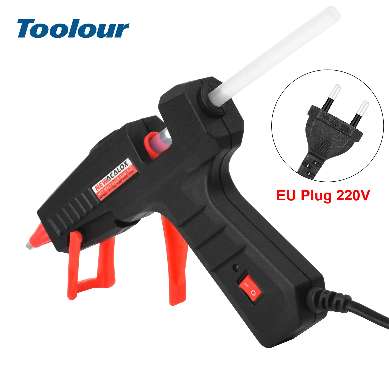 

Toolour 20W Mini Hot Glue Gun with 1pcs Glue Stick High Temperature Hot Melt Glue Gun Kit for Home Repairs Arts Crafts DIY
