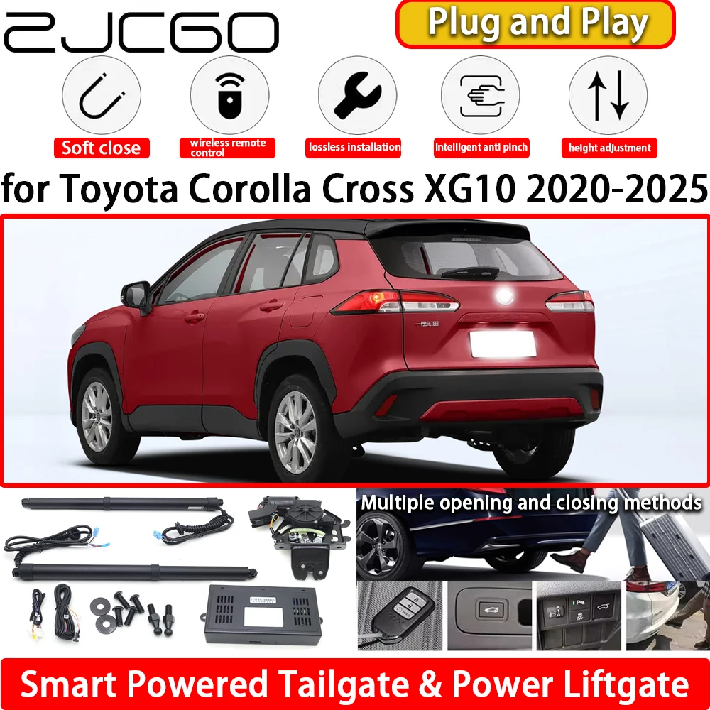 

ZJCGO for Toyota Corolla Cross XG10 2020-2025 OEM Automatic Electric Powered Tailgate Power Liftgate Tail Gate Lift Kit System