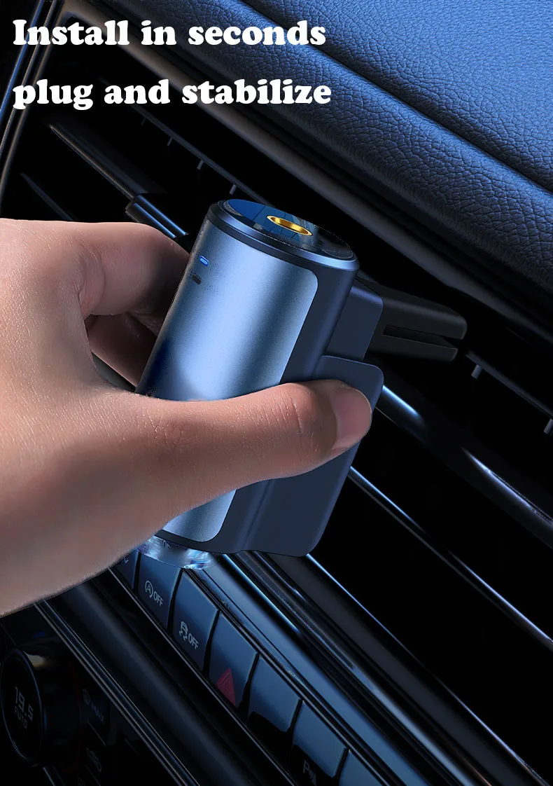 Auto elektrische Aroma Diffusor ätherische Öl Auto Duft Lufter frischer Luft reiniger Luftbe feuchter mit Box Duft für Auto nach Hause – Detail 9