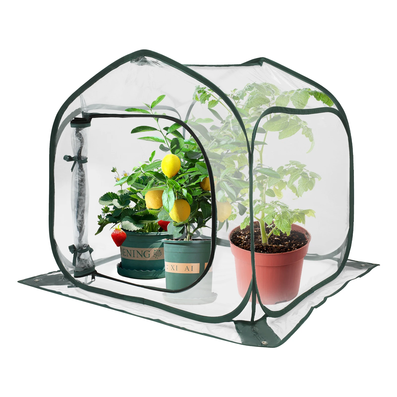 

Greenhouse for Indoor Outdoor Transparent Foldable Plant Greenhouse Large Space Heat Preservation Waterproof Flowers Greenhouse