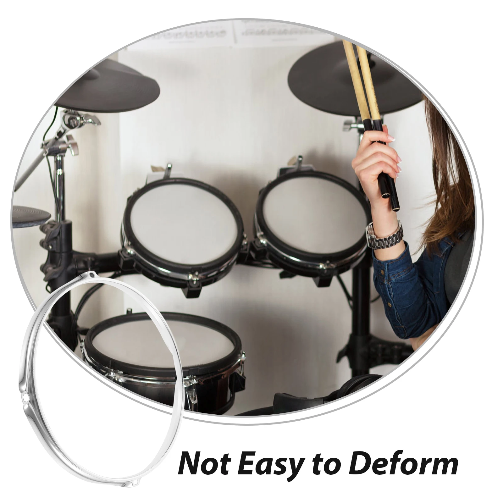 

Drum Lugs Electroplating Pressure Ring Percussion Instrument Accessories Tool Pressing