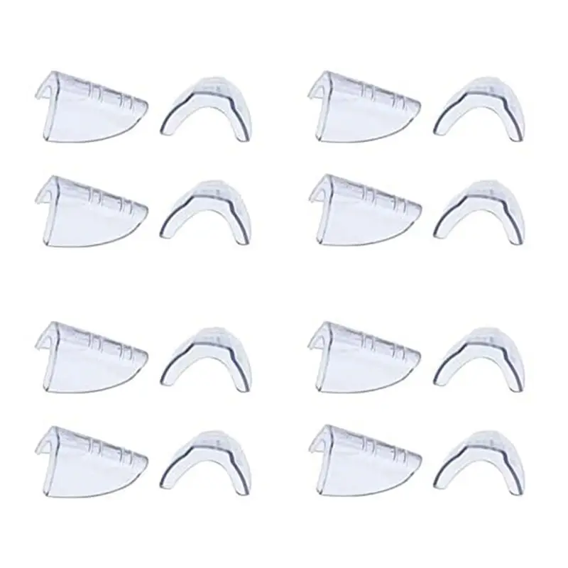 

-[A51I Digital]8 Pairs Eye Glasses Side Shields Slip On Clear Side Shield For Safety Glasses