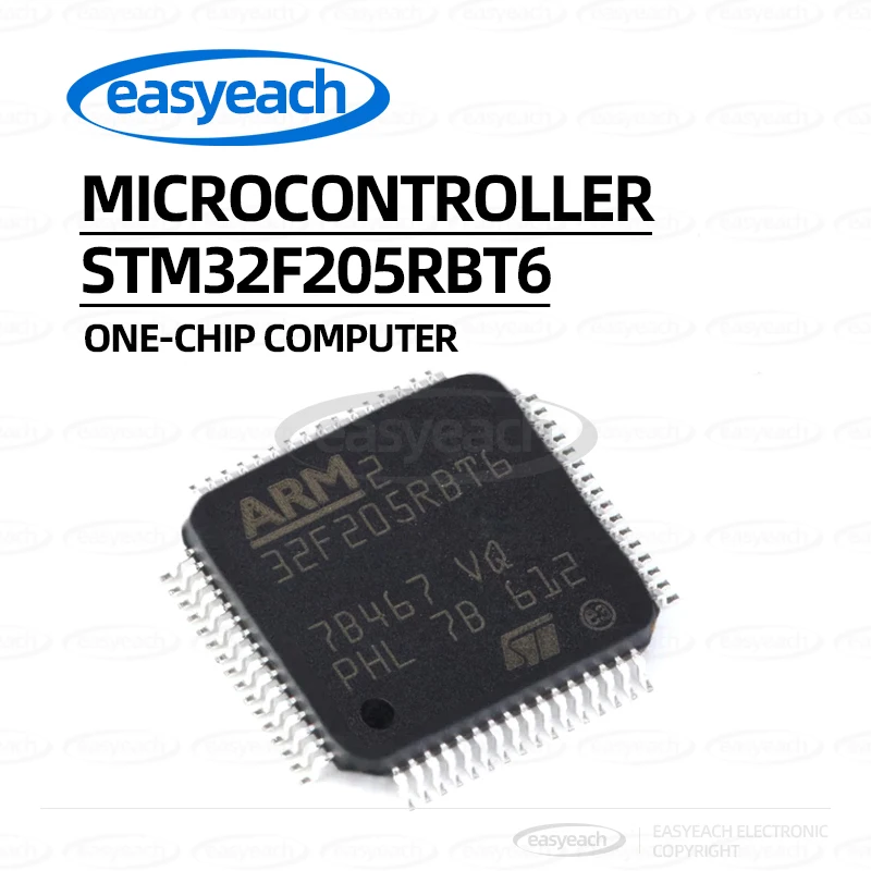 STM32F205RBT6 LQFP-64 ARM Cortex-M3 STMicroelectronics 32 بت متحكم MCU متحكم صغير #1