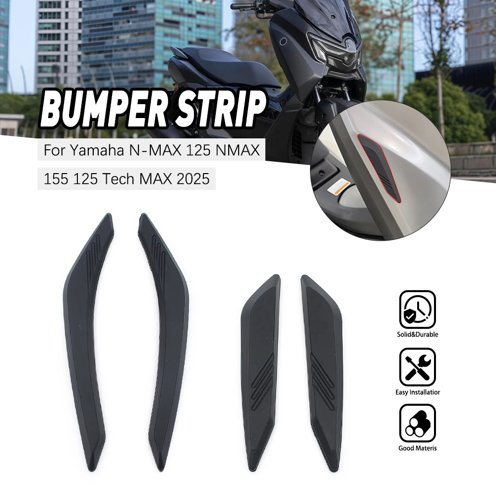 

Motorcycle Accessories For Yamaha NMAX125 155 Tech MAX 25 Anti-Collision Strip Stable Side Cowl Fairing Scratch Protection Guard