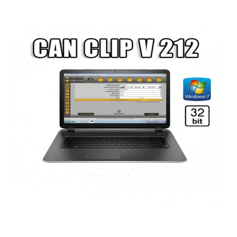 Latest Can Clip V212 For Renault OBD2 Diagnostic Software Can Clip V205+Reprog V191+Pin Extractor V2 Update Data to 2020