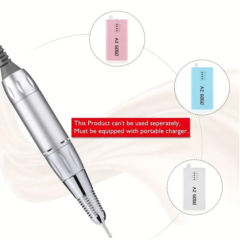 プロの電動ネイルドリル,マニキュアアクセサリー,35000 rpm