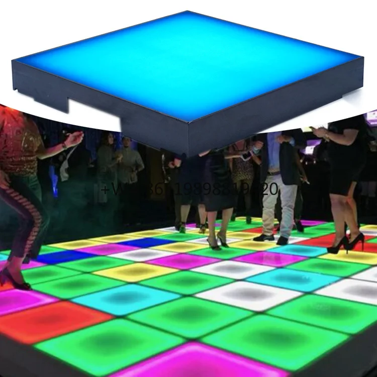 Wireless DMX Magnetic Interactive Color Change LED Dance Floor