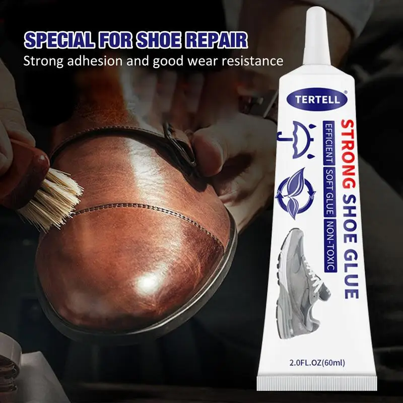 Repair Glue Fast drying Low odor 60ml Glue for shoe repair Waterproof Sticky Shoe Repair Shoes High temperature resistant