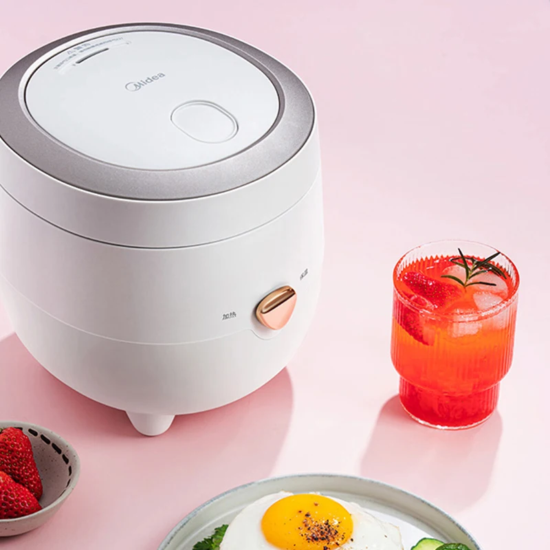 Midea Rice Cooker 1.2L 0.8L Mini Cute Electric Cooker Portable Multifunctional Kitchen Appliance Non-Stick For Dormitory Office