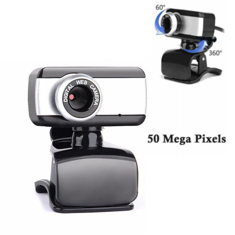 Webcam Web Camera for Skype with Built-in Microphone USB Video Camera for Desktop Notebook PC HOT