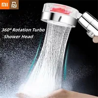 Xiaomi Youpin 360° Rotation Turbo Shower Head Handheld High Pressure Water Saving Spray Showerhead Filters Bathroom Accessories