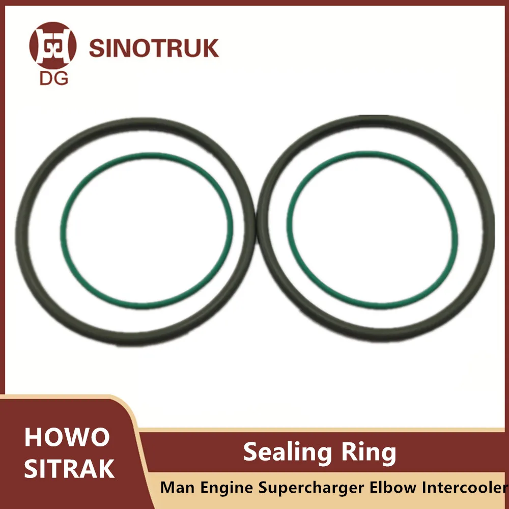 Sealing Ring For Sinotruk HOWO T7H SITRAK Steyr Man Engine Supercharger Elbow Intercooler Rubber Ring