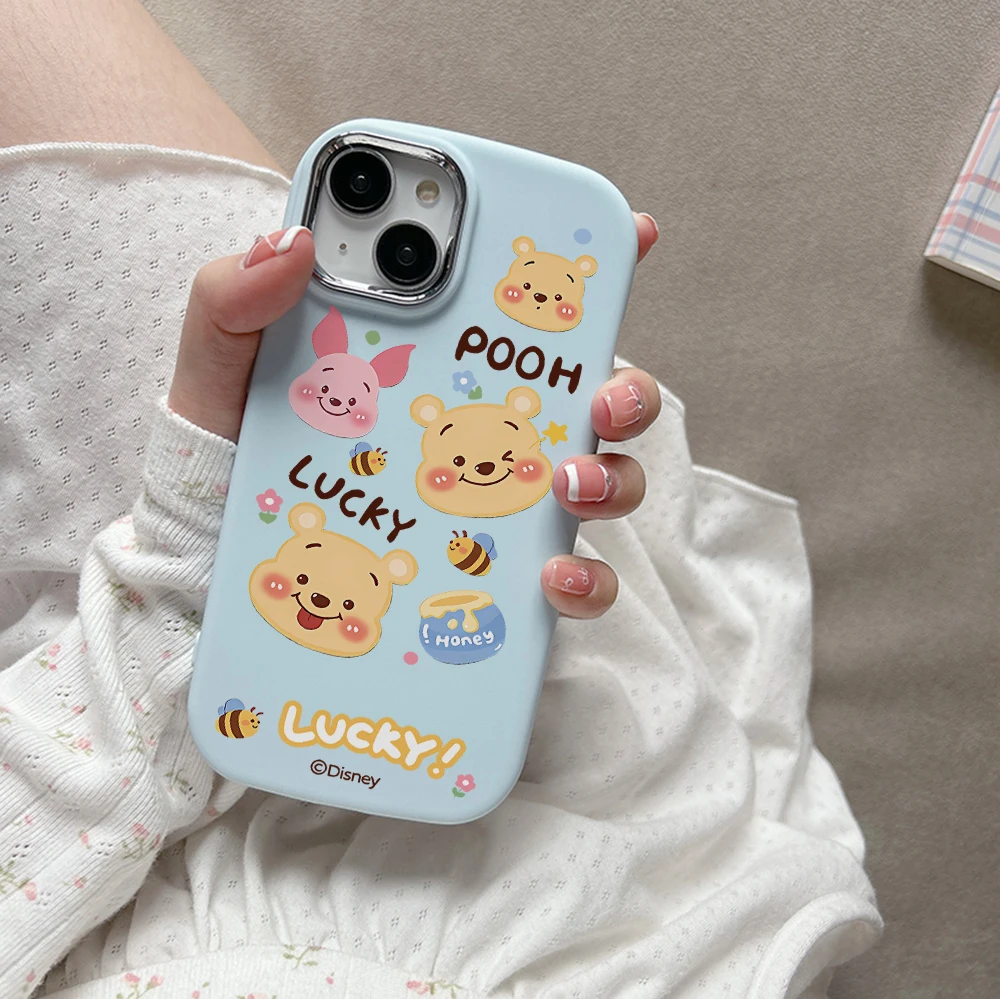 

Cute Pooh Bear Phone Case for Xiaomi Mi 12 POCO F5 X3 NFC Redmi 9C 10 13C K30 K40 K60 Ultra Note 10 12 13 Pro 4G 5G Cover