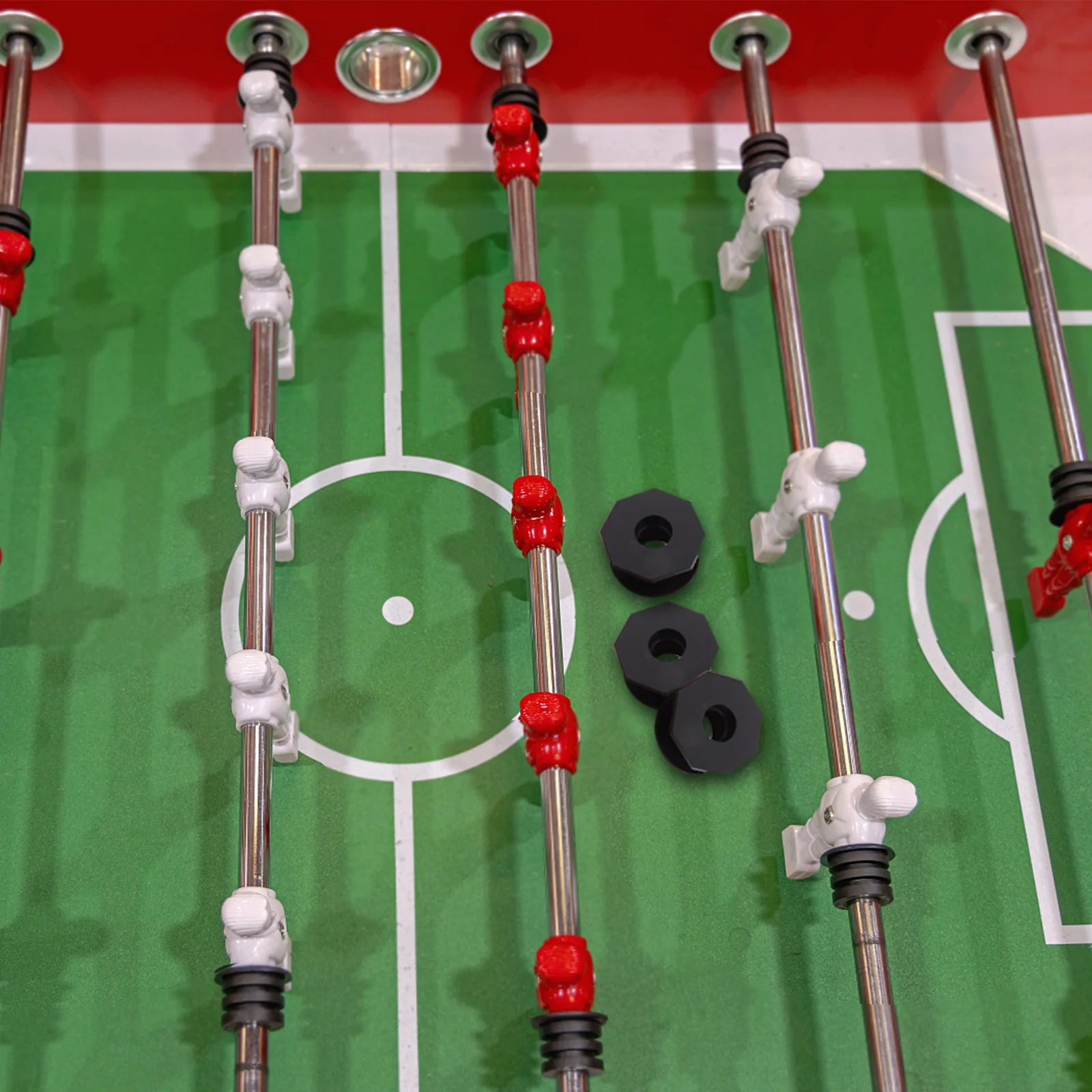 ชุดอุปกรณ์ลูกปืนสำหรับโต๊ะฟุตบอล 8 คู่ ทนทาน หมุนลื่น ครบชุด พร้อมบูชแบบตัวผู้และตัวเมีย อะไหล่ทดแทน