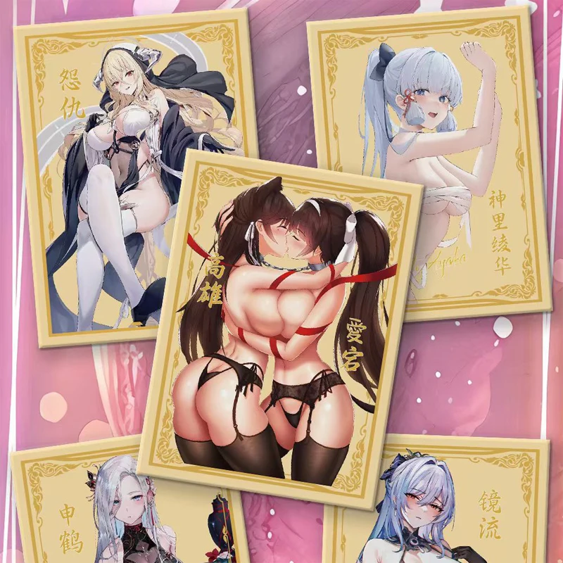 Schönheit Mädchen 3 Metall karte Großhandel Göttin Geschichte Sammlung Karten Booster Box Puppe trend ige Spielzeug seltene Anime Sammelkarten