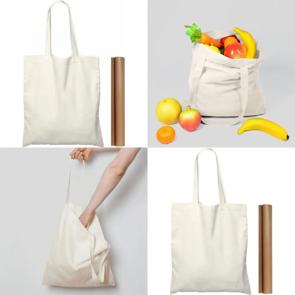 

Набор из 100 хлопковых сумок-тоут 15x16 дюймов, легкие тканевые сумки оптом с 1 листом ПЭТ-пленки